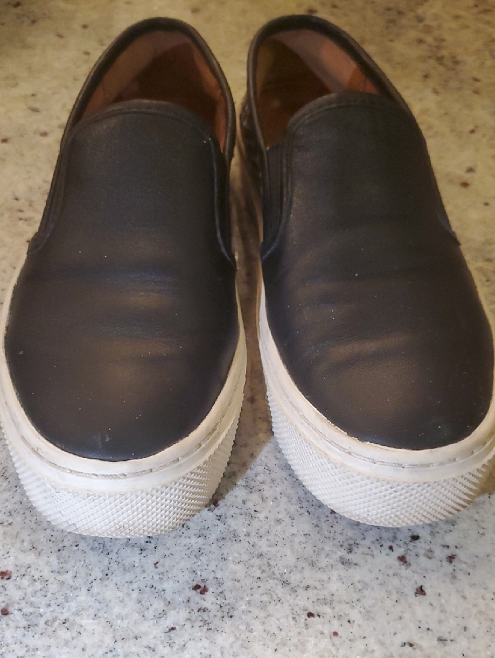 Coach Cameron Black Leather Snakeskin Slip-On Women's Loaafer Shoes Size 5 - Picture 7 of 9